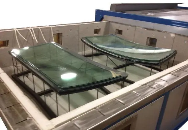 Ballistic Glass Bending Furnace